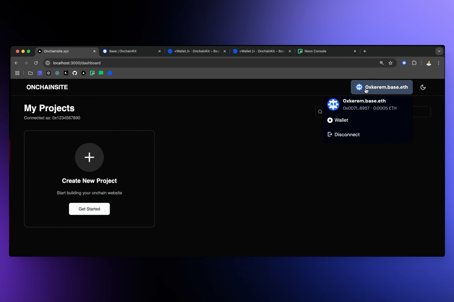 Dashboard After Integration